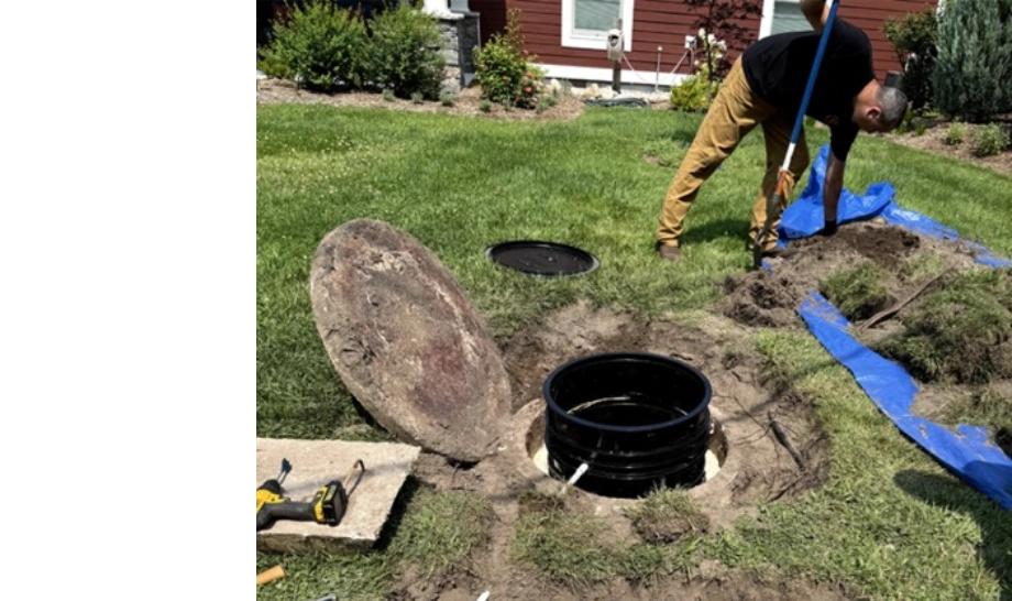 Man installing sludgehammer products sunny day
