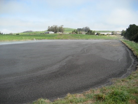 Pond a before treatment compressed