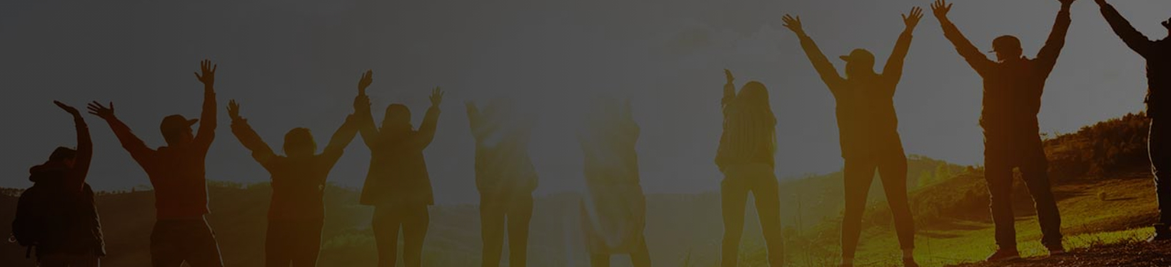 Group of people outside sun