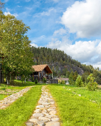 House in a farm