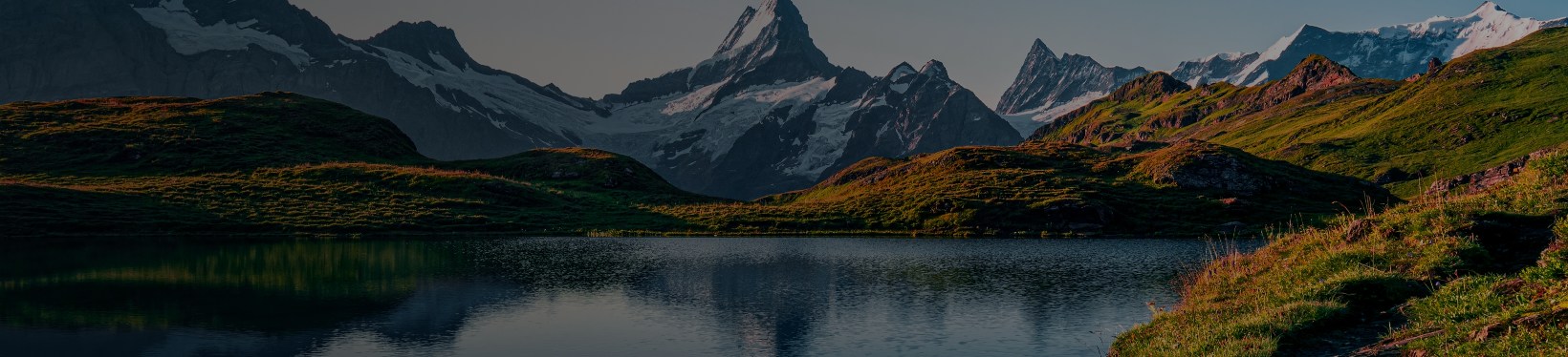 Landscape scenary mountains and sky
