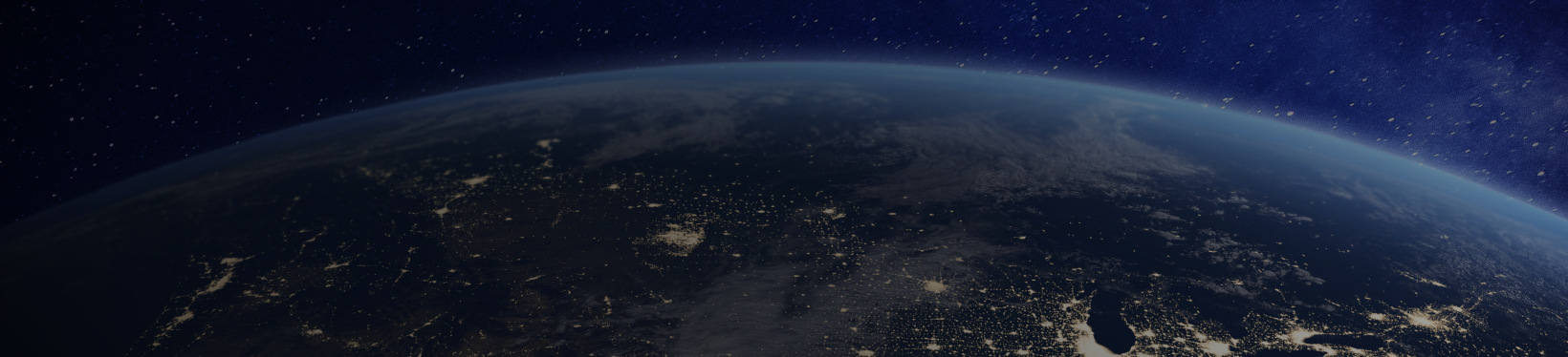 Planet earth seeing from the space