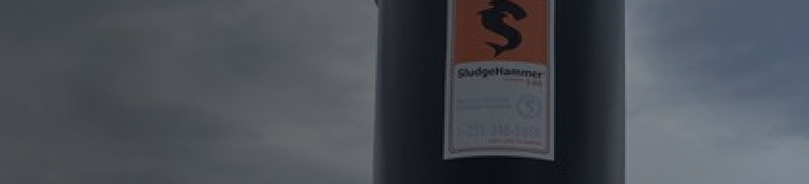 Sludgehammer product being placed outside