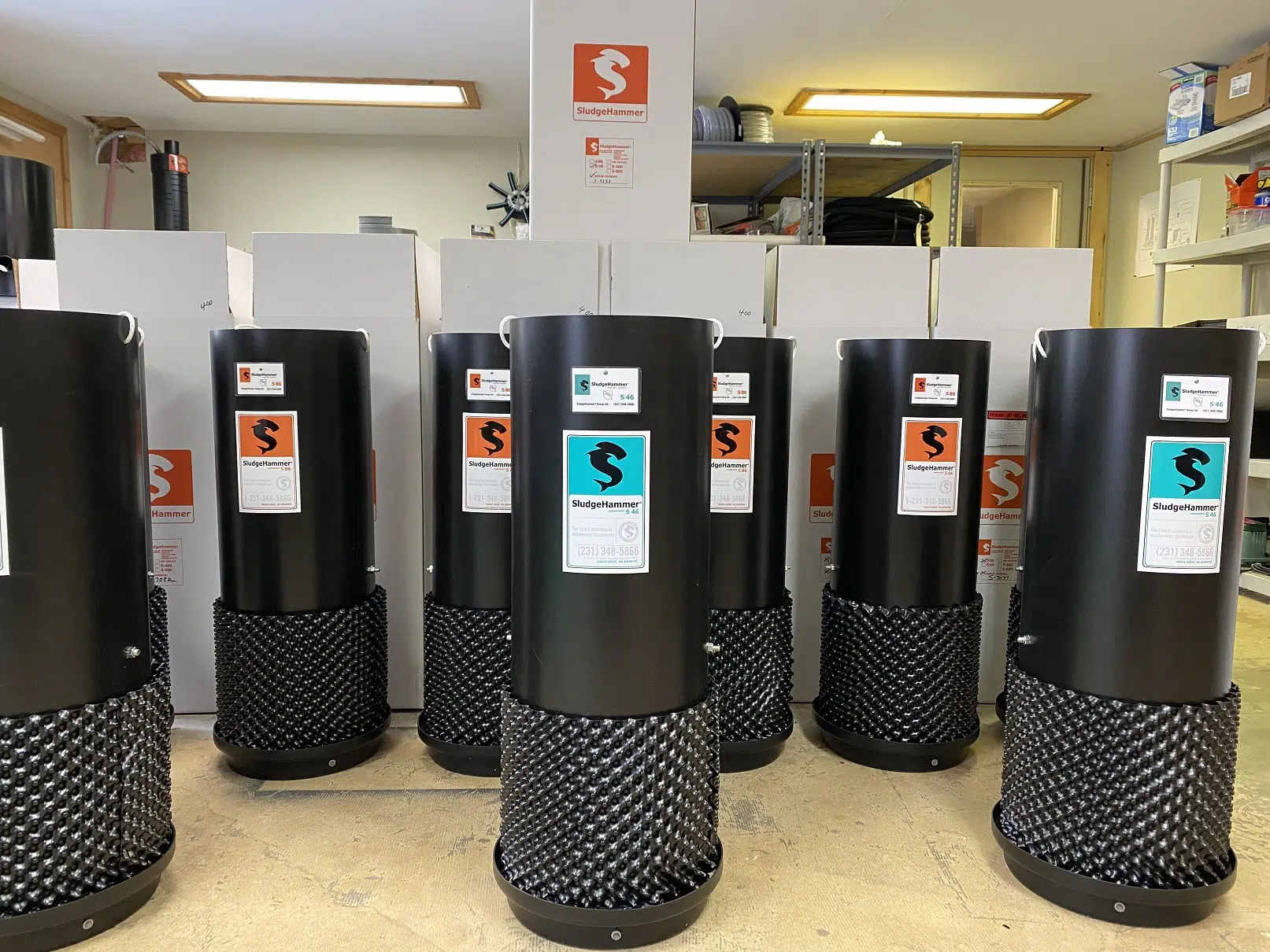Sludgehammer products being displayed
