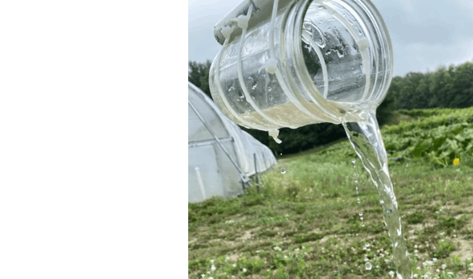 Clean water after treatment